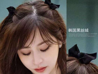 กิ๊บติดผม ประดับโบว์ ขนาดเล็ก สีดํา สไตล์เจ้าหญิง สําหรับผู้หญิง