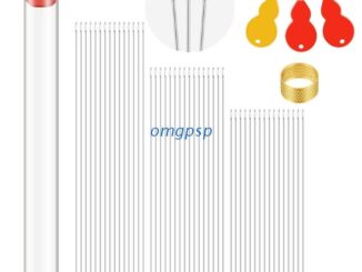 Og [พร้อมส่ง] เข็มร้อยลูกปัด 3 ขนาด 65 ชิ้น พร้อมที่สนเข็ม