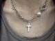 【 พร้อมส่ง 】Cross & Pearl Necklace สร้อยกางเขนไข่มุก