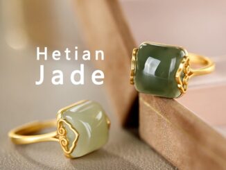 แหวนหยกธรรมชาติ สีทอง ไม่จางหาย ปรับได้ ไม่ทําให้เกิดอาการแพ้ เครื่องประดับ