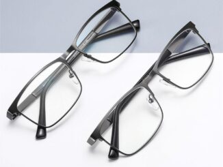 SUBEI +1.0~+4.0 Anti Blue Light Rectangle Readers Glasses Reading Glasses for Men & Women Reading Stainless Steel Ultra-light Eyeglasses Business Men's Presbyopic Optical Glasses/Multicolor