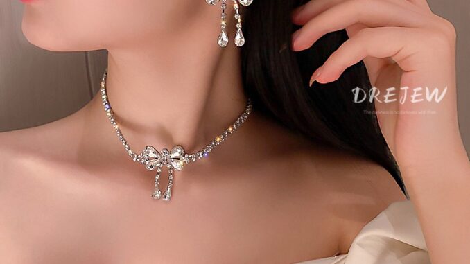 DREJEW แฟชั่นบุคลิกกุทัณฑ์เพชรสร้อยคอเพชรเต็มผู้หญิง DREJEW แฟชั่นบุคลิกกุทัณฑ์เพชรสร้อยคอเพชรเต็มผู้หญิง