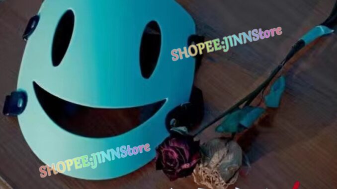 Jinn หน้ากากคอสเพลย์แอนิเมชั่นญี่ปุ่น Tenkuu Shinpan มีไฟ LED สําหรับปาร์ตี้ฮาโลวีน