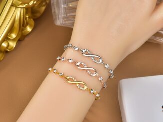 สร้อยข้อมือ อินฟินิตี้ เรียบง่าย เครื่องประดับแฟชั่น ของขวัญ