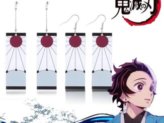ต่างหูอะคริลิค รูปการ์ตูนอนิเมะ Demon Slayer Kimetsu No Yaiba เหมาะกับของขวัญคอสเพลย์ แฟชั่นสําหรับผู้หญิง