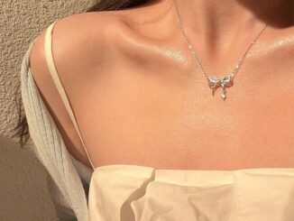 [highbuying] สร้อยคอ จี้โบว์ เพทาย ออกแบบดี หรูหรา แฟชั่นเกาหลี สําหรับผู้หญิง ปาร์ตี้ เลดี้ Accesorios สินค้าใหม่
