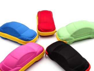 F002/ShopAt.Two/พร้อมส่ง *สุ่มสีส่ง*กล่องใส่แว่นตาเด็ก กระเป๋าเก็บแว่นตาเด็ก