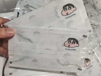 【บรรจุภัณฑ์อิสระ】หน้ากาก ทรงปลา ลายการ์ตูนชินจัง สไตล์ญี่ปุ่น สําหรับผู้ใหญ่ 10 20 30 40 50 ชิ้น KF94 10 ชิ้น ต่อแพ็ค