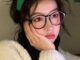Roselife ย้อนยุคแสงสีฟ้า Unisex ปิดกั้นกรอบกลมสีดําแว่นตาเลนส์ใสแว่นตาสําหรับผู้หญิงสาวแว่นตาใส