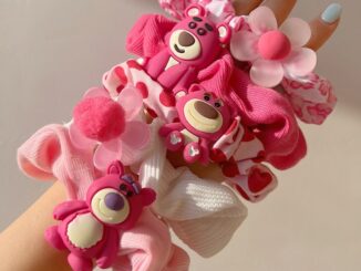 Yb3 Lotso ยางรัดผม ลายการ์ตูนหมี ดอกไม้น่ารัก เครื่องประดับ สําหรับเด็กผู้หญิง BY3