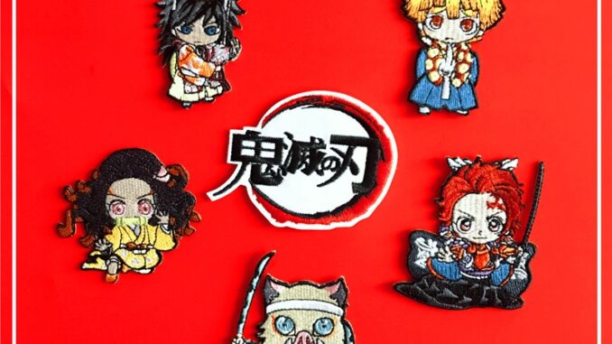 ☸ แผ่นแพทช์รีด ลายการ์ตูนอนิเมะ Demon Slayer ☸ แผ่นแพทช์รีดติดเสื้อ ลายการ์ตูน DIY 1 ชิ้น