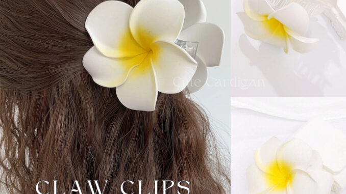 (01)CLAW CLIPS - กิ๊บหนีบผมดอกไม้ กิ๊ฟดอกลีลาวดี ดอกชบา กิ๊บหนีบผมเที่ยวทะเล Bloom hair claw (01)CLAW CLIPS - กิ๊บหนีบผมดอกไม้ กิ๊ฟดอกลีลาวดี ดอกชบา กิ๊บหนีบผมเที่ยวทะเล Bloom hair claw