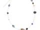 ✿ Flower Necklace for Women Gifts Crystal Gravel Beaded Choker Chain Statement Necklace Cute Choker Jewelry