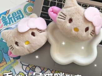 กิ๊บติดผม ผ้ากํามะหยี่ขนนิ่ม รูปแมวน่ารัก ขนาดใหญ่ สีชมพูหวาน สไตล์ญี่ปุ่น สําหรับเด็กผู้หญิง