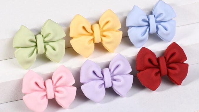[2#] สไตล์ใหม่ อิทธิพล โบว์ เรซิน อุปกรณ์เสริม diy กาวครีม เคสโทรศัพท์ แผ่นแปะ กล่องเก็บของ ของตกแต่ง อุปกรณ์ผม วัสดุ SZ