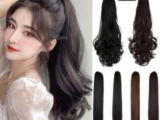 กิ๊บติดผมหางม้าสังเคราะห์ ยาว 60 ซม. สําหรับผู้หญิง