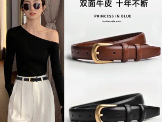 【พร้อมส่ง】เข็มขัดผู้หญิง/เข็มขัดแฟชั่น/เข็มขัดลำลอง 【ความกว้าง:2.5-3.5cm】-14