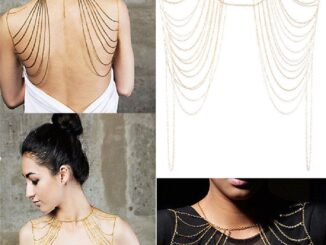[highbuying] สไตล์แฟชั่น เซ็กซี่ ร่างกายผู้หญิง เครื่องประดับพู่ เชื่อมโยง ร่างกาย ไหล่ สร้อยคอโซ่ ใหม่