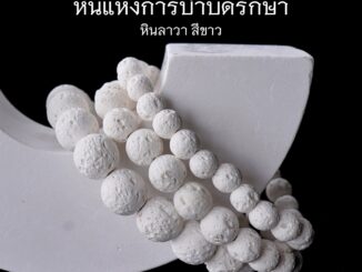 WHITE LAVA STONE หินลาวา หินภูเขาไฟ สีขาว (เลือกขนาดเม็ดหินได้) หินแท้ by siamonlineshop