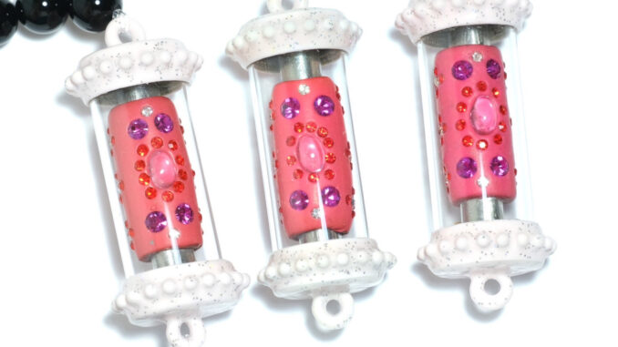 Leila Amulets โคตรรวย รุ่น1 Baby Leila Collection สีชมพู (พร้อมกำไลหินฟรีตามรูป)