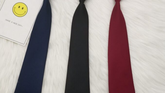 Tie Lazy JK เนคไท ขนาดเล็ก ฟรี สีดํา ไวน์แดง น้ําเงิน น้ําเงิน ทึบ เวอร์ชั่นเกาหลี นักเรียน สไตล์พื้นฐาน เครื่องแบบนักเรียน อุปกรณ์ชั้นเรียน