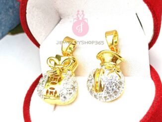 jewelryshop365 K386 จี้ถุงเงิน ทอง จี้ เล็กๆ