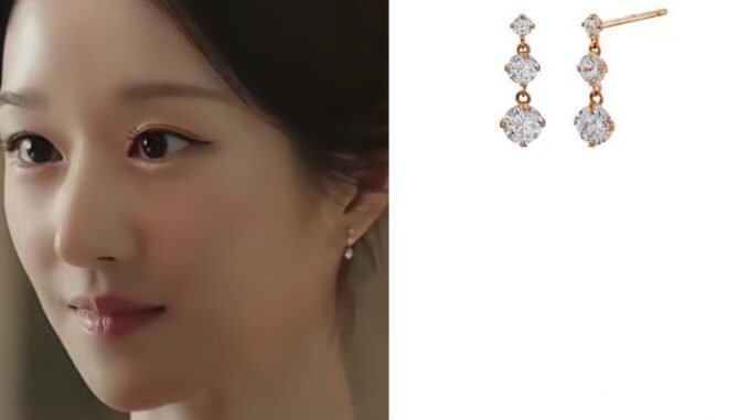 ต่างหู จี้รูปละคร Eve Xu Rui Li Laier's ขนาดเล็ก สไตล์เกาหลี เรียบง่าย ของขวัญวันวาเลนไทน์ สําหรับผู้หญิง
