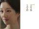 ต่างหู จี้รูปละคร Eve Xu Rui Li Laier's ขนาดเล็ก สไตล์เกาหลี เรียบง่าย ของขวัญวันวาเลนไทน์ สําหรับผู้หญิง