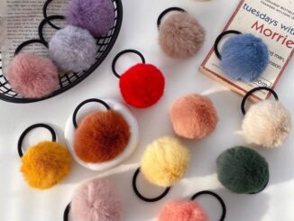 พร้อมส่ง‼ ยางรัดผม ยางมัดผม ปอมปอม ขนมิงค์เทียม ยางรัดผมปุยน่ารัก