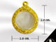 กรอบพระสำเร็จรูป งานไมครอน ทรงล้อแม็คกลม  2.8 cm. รหัส 274