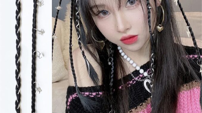 2 ชิ้น สาวเท่ จี้หัวใจไขว้ วิกผมถัก ฮิปฮอป สกปรก ถักเปีย ห่วง หัวเข็มขัด อุปกรณ์หางม้า 2 ชิ้น สาวเท่ จี้หัวใจไขว้ วิกผมถัก ฮิปฮอป สกปรก ถักเปีย ห่วง หัวเข็มขัด อุปกรณ์หางม้า