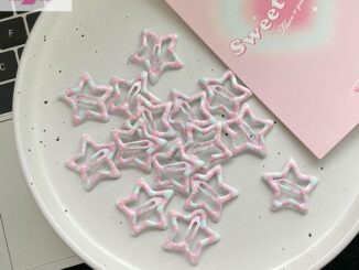 Pinkcool กิ๊บติดผม รูปดาวห้าแฉก สีแคนดี้ น่ารัก สไตล์ฮาราจูกุ สําหรับผู้หญิง 2 ชิ้น