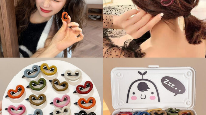 [Magpie]Girl Love Bang Clip กิ๊บพลาสติก