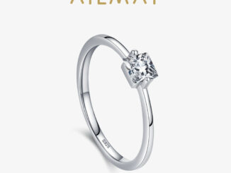 Ailmay ของแท้ แหวนเงินแท้ 925 ทรงสี่เหลี่ยม เครื่องประดับแฟชั่น สําหรับผู้หญิง