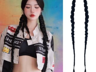 【COD Tangding】วิกผมหางม้าถักเปีย Dreadlocks 1/2 ชิ้น