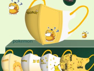 หน้ากากอนามัย ลายการ์ตูนปิกาจู โปเกม่อน 3D คละสี สําหรับเด็ก 50 ชิ้น