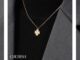 [18k][CHERISHxMIHREH][CR31] สร้อยคอจี้รูปใบโคลเวอร์ ทำจากสแตนเลส (TITANIUM STEEL) ไม่ลอกไม่ดำ