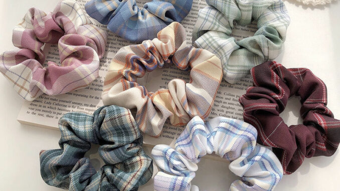 Kf198 ตาข่ายสาวผม bandscrunchies อุปกรณ์ผมเชือกวงกลมอุปกรณ์ผมผู้หญิง