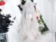 Cosplay Wig White Long Curly / Straight Wig with Bangs Lolita White Cosplay Wig Synthetic Wig for Women Men Heat Resistant