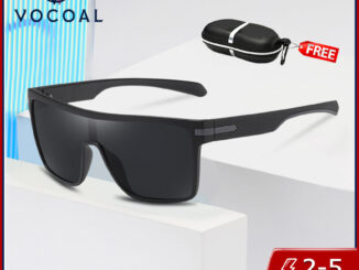 Vocoal แว่นกันแดดโพลาไรซ์ แว่นกันแดดกระจกเงา UltraLight ทรงเหลี่ยม แว่นกันแดดดีไซน์แบรนด์ แว่นตาขับรถตกปลา UV400