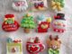 [4 #] Jibbitz Crocs กิ๊บติดผมเรซิ่น ลายการ์ตูนคริสต์มาส 10 แบบ แฮนด์เมด diy FN