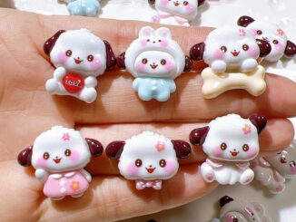 10 แพ็ค แบรนด์ใหม่ การ์ตูนน่ารัก หัวใจ ลูกสุนัข
