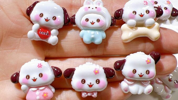 10 แพ็ค แบรนด์ใหม่ การ์ตูนน่ารัก หัวใจ ลูกสุนัข