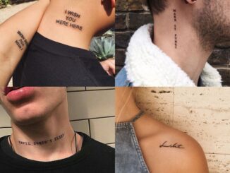 【Meet Magic Tattoo】สติกเกอร์รอยสักชั่วคราว ลายภาษาอังกฤษ ขนาดเล็ก กันน้ํา 15 วัน