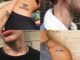【Meet Magic Tattoo】สติกเกอร์รอยสักชั่วคราว ลายภาษาอังกฤษ ขนาดเล็ก กันน้ํา 15 วัน