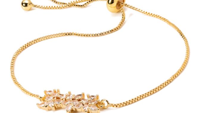 jewelry สร้อยข้อมือทอง 18K สร้อยข้อมือแฟชั่น สร้อยข้อมือผู้หญิง เครื่องประดับที่เรียบง่าย ของขวัญวันหยุด bg2066
