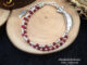(JindaJewelry)สร้อยข้อมือปลา เงินแท้92.5% ร้อยสลับหินทับทิมแท้#สร้อยข้อมือเงินแท้