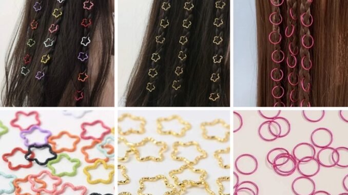 ห่วงแต่งผม 30ชิ้น คละสี พร้อมส่ง! (#P3-H)