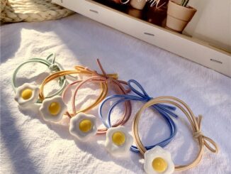 พร้อมส่งCOD rubber band ยางรัดผม ยางรัดผมหางม้า ไข่ลวกน่ารัก สไตล์เกาหลี ยางรัดผมแฟชั่น  เครื่องประดับผม ส่งเร็ว