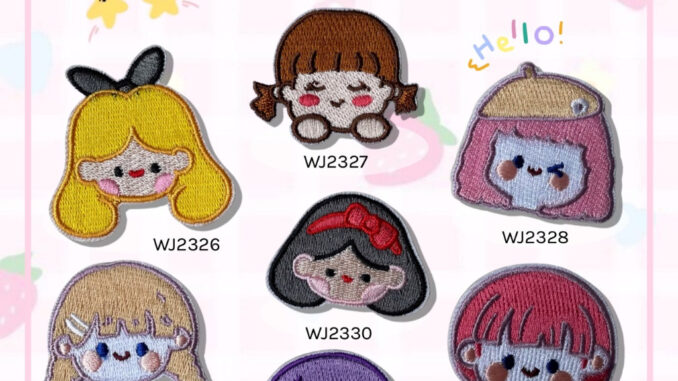DIY แผ่นปักสติ๊กเกอร์สำหรับตกแต่ง ติดได้หลายวัสดุ สติกเกอร์ลอกติด ติดเสื้อผ้า ติดกระเป๋า รองเท้า หมวก วัสดุตกแต่ง